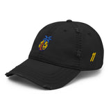 npc x 11 distressed hat - 11pickleball