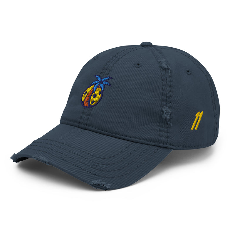 npc x 11 distressed hat - 11pickleball